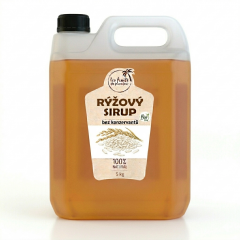 Rýžový sirup jasný BIO DE60  3 kg